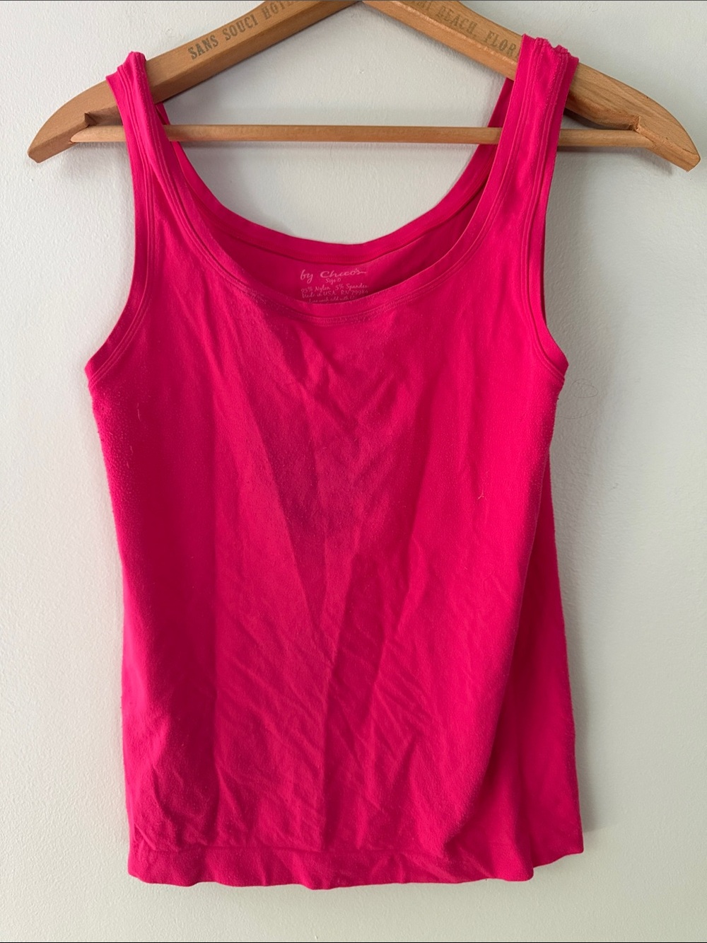 Chico's Bright Fuchsia Scoop Neck Tank